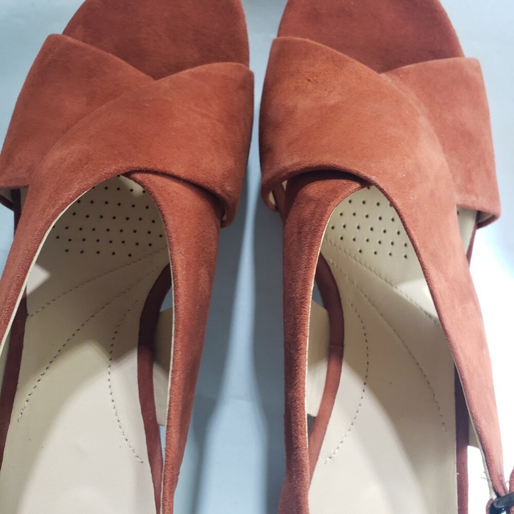 Rust Suede - Maritsa Lara by Clarks  - NIB